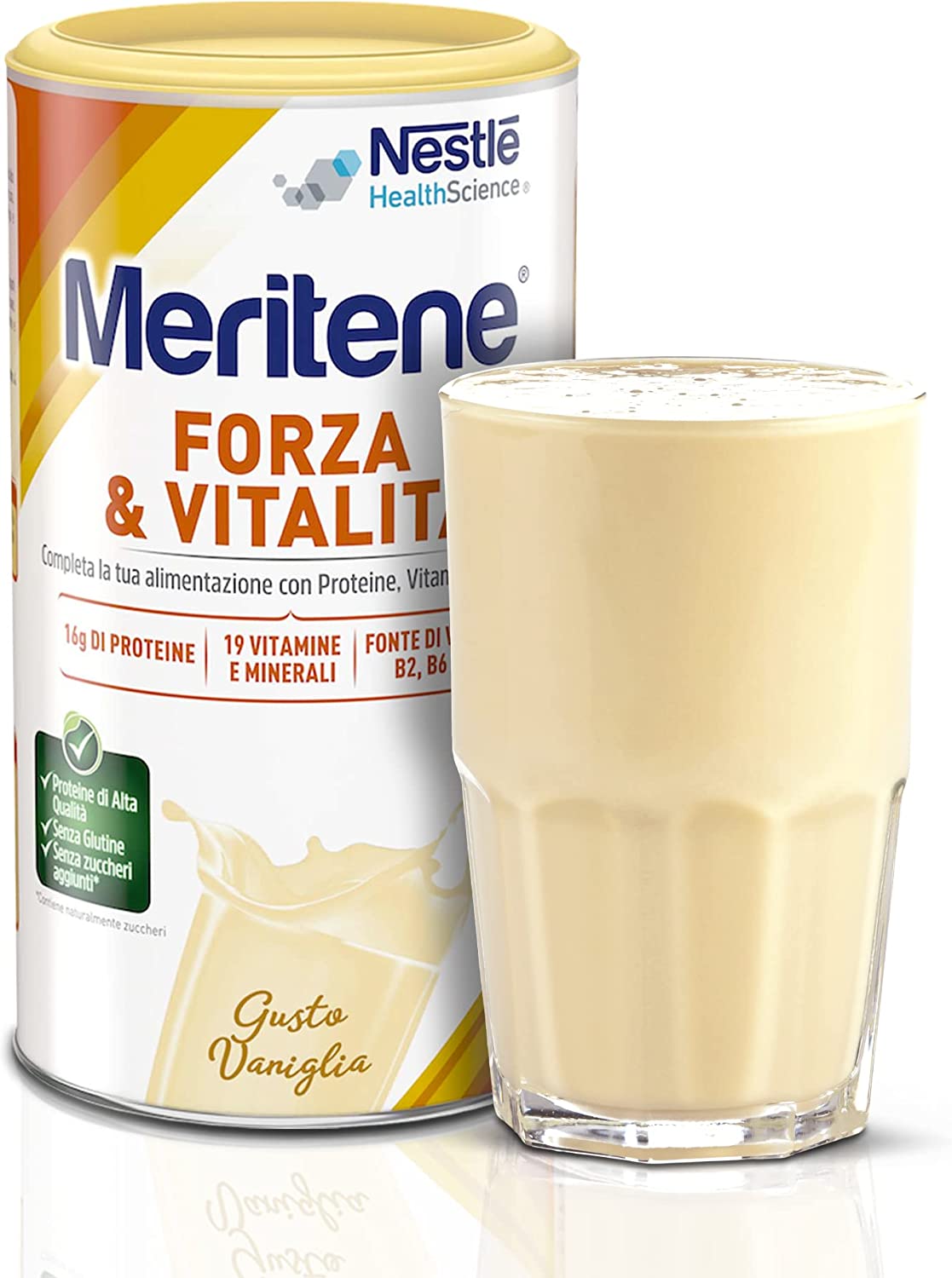 Meritene Forza e Vitalità Polvere Vaniglia 270 g